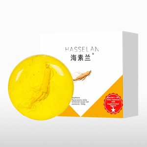 Savon Artisanal au Ginseng Sophora Flavescens 100g pour le Nettoyage des Mites, Savon Nettoyant Visage pour Femmes <span class=keywords><strong>et</strong></span> Hommes, Vente en Gros, Dropshipping, Élimination des Mites - Product Image 3