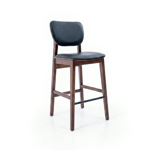 Modern Solid Wood Backless Commercial Bar <b>Stool</b> with Counter Height for Home Restaurant Hotel Use - Product Image 1