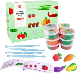 Jouet de <span class=keywords><strong>Slime</strong></span> de modélisation de personnage d'argile sec à l'air polymère rebondissant léger super doux pour les enfants - Product Image 1