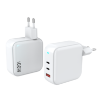 Pengisi daya USB C PD 100W, pengisi daya ponsel Mini GaN Tech 3.0 kompatibel dengan adaptor dinding usb-c pintar untuk Laptop ponsel MacBook OVP