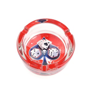 Design créatif, cendrier rond en verre avec logo personnalisé pour cigarettes, boîte d'emballage, accessoires pour fumeurs, cendrier - Product Image 4