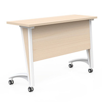 Bureau d'étude mural extensible en métal simple et commercial, bureau portable pour ordinateur portable