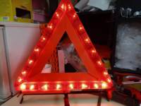 Accessoires De Voiture d'importation Cixi Usine Véhicule Outils de voiture d'urgence LED avertissement triangle(HXJ-6 LED AA)