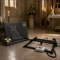 Graveur laser portable haute vitesse avec contrôle intelligent, machine de découpe laser polyvalente pour marque-pages en bois et artisanat complexe