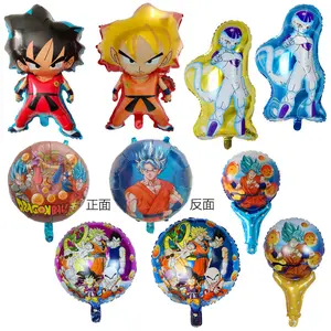 New Arrival Dragon Sun Wukong Ball Children's Toys Cartoon Character Foil Balloon Animation Helium Globos For Kids Birthday