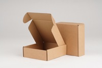 Caja de Cartón Corrugado Reciclado Ecológico con Logotipo Personalizado, Caja de Papel Marrón para Regalos y Manualidades, Embalaje para Ropa