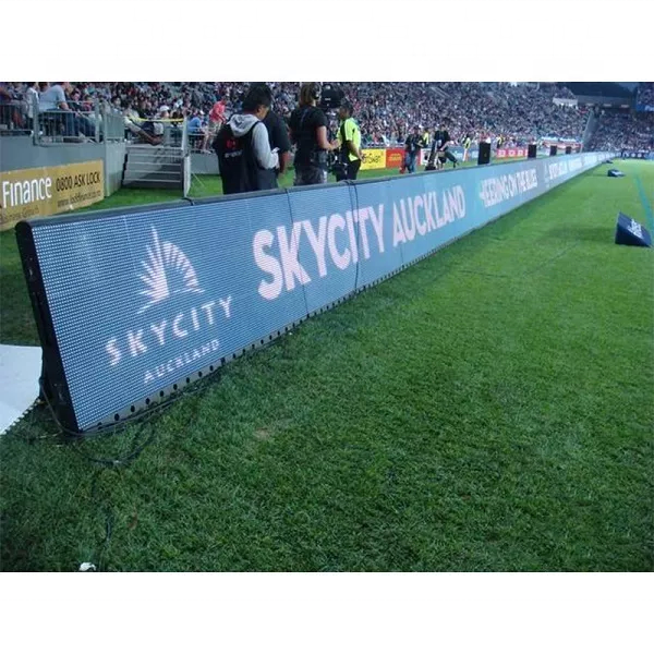 2026 New Stadium Perimeter Sport Video Wall Led Sign P6.67 P8 P10 Led Panel Board Led Screen Stadium LED Display Outdoor