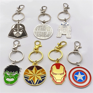 卸売パーソナライズ3Dカーアクセサリー可愛い漫画アニメファッション防水軽量亜鉛合金ラバーキーホルダーカスタム - Product Image 6