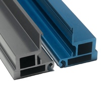 Profils d'extrusion en aluminium anodisé 6063, profil en aluminium personnalisé