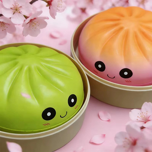 ของเล่นบีบจำลองซาลาเปาสุดน่ารัก ของเล่นบีบคลายเครียดแบบค่อยๆคืนตัว ของเล่นบีบปลายนิ้วสำหรับผู้ใหญ่ - Product Image 6