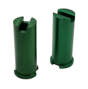 Mecanizado CNC Personalizado de Alta Precisión |   Eje hueco de aluminio anodizado verde, piezas mecánicas de pasador personalizadas OEM - Product Image 6