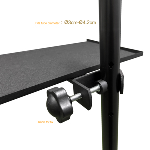 A-20B Detachable Extendable Adjustable Clamp-on Utility Tray for instruments - Product Image 3