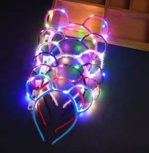 Phantasie Party Favor Mickey Form Led Stirnband Blinkt Für Weihnachten Halloween