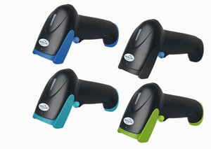 Lecteur de codes-barres USB noir, pistolet scanner portable pour inventaire de détail et étiquettes d'expédition avec câble - Product Image 5