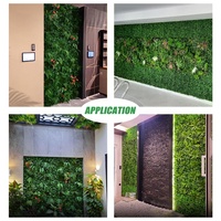 Panneaux muraux en herbe artificielle Tizen, prix de gros, anti-UV, décoration intérieure et extérieure, herbe verte de jungle, décoration murale en herbe artificielle