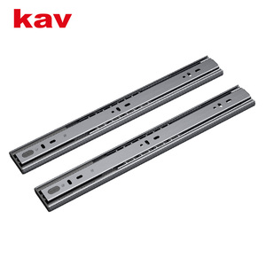 China Full Extension Telescopic Channel Cold Rolled Steel Ball Bearing Regular Soft Close Hydraulic Cabinet Drawer Slide <strong>Rails</strong>