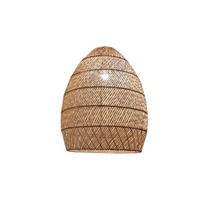 Bamboo And Rattan Woven Pendant <b>Lights</b> Round Led <b>Light</b> Source For Living Room And <b>Dining</b> Room Hotels And Guesthouses - Product Image 3