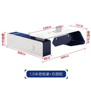 Muebles de Oficina KD-43, Fabricados en China, Muebles de Oficina de Lujo para Jefes, Mesa de Jefe, Escritorio de Gerente, Escritorio de Director Ejecutivo - Product Image 6