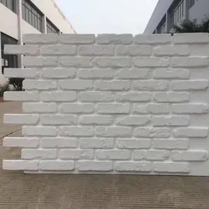 Polyurethane Stone PU Faux Brick Insulated Interior Wall Panel