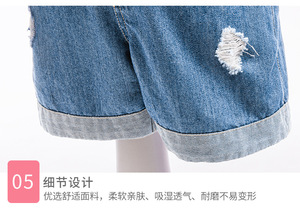 Película <span class=keywords><strong>de</strong></span> dibujos animados <span class=keywords><strong>Lilo</strong></span> & <span class=keywords><strong>Stitch</strong></span> Cosplay disfraz niñas <span class=keywords><strong>Stitch</strong></span> camiseta vaquero Correa Jeans pantalones conjunto cumpleaños Halloween fiesta disfraz - Product Image 6