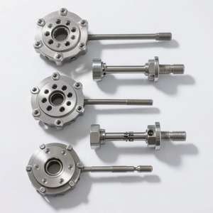 Composants sur mesure usinés CNC en acier inoxydable pour filtre à échangeur de film soufflé hydraulique à commande manuelle de type piston - Product Image 1