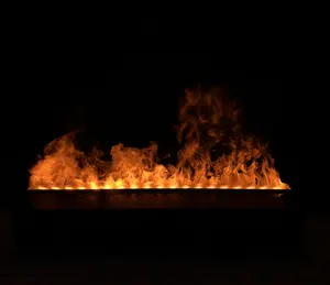 जल वाष्प धुंध आग भाप फायरप्लेस कैसेट 1500 मिमी सेट डिजाइन स्मोक लौ प्रभाव वासरडम्फयूर
