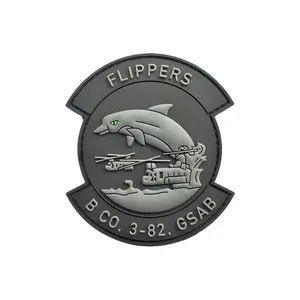 Lợi thế mạnh mẽ tùy chỉnh PVC cao su phù hiệu vải các bản vá lỗi PVC cao su vải các bản vá lỗi năm sử dụng PVC cao su phù hiệu các bản vá lỗi - Product Image 2