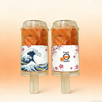 Emballage en tube plastique personnalisable et écologique pour gâteaux, sushis et autres produits