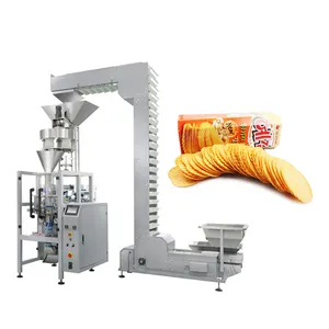 CE-Zertifikat Voll automatische Taro Slice Banana Potato Chips Verpackungs maschine