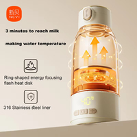 NCVI Chauffe-lait portable USB rechargeable sans fil pour biberon Tasse d'eau à température constante pour lait maternel