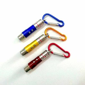 Mini LED banknote detector flashlight, infrared ultraviolet light, laser light, cat-themed gift keychain light - Product Image 3