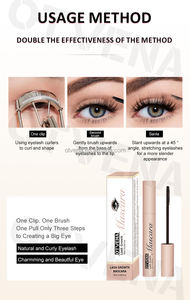 <span class=keywords><strong>Mascara</strong></span> pour la croissance des cils OTVENA - Formule à base de plantes imperméable pour un volume et une longueur instantanés - Cils bouclés - OEM/ODM - Product Image 5