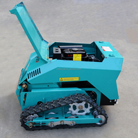Piste de tondeuse robot personnalisée en usine Lames de marteau télécommandées Tondeuse à fléaux Rc à essence avec certification CE EPA