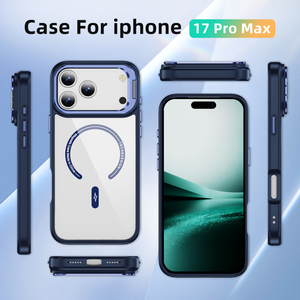 Nuova <span class=keywords><strong>Custodia</strong></span> Premium Elettroplaccata con Ricarica Magnetica, <span class=keywords><strong>Trasparente</strong></span> in TPU Antiurto, Morbida e Protettiva per <span class=keywords><strong>iPhone</strong></span> <span class=keywords><strong>14</strong></span>/15/16/17 <span class=keywords><strong>Pro</strong></span> Max - Product Image 6
