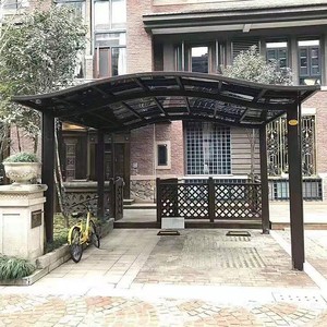 Autorimessa garage in alluminio Carport Design moderno tettoia <span class=keywords><strong>auto</strong></span> parcheggio Carport in metallo customizzato in alluminio capannone <span class=keywords><strong>auto</strong></span> - Product Image 5