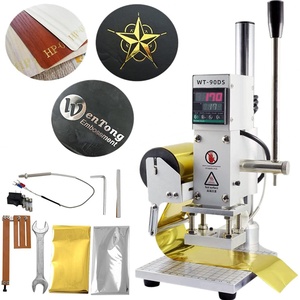 Hot Foil Stamping Machine 10 X 13 Cm Heating Plate Digital Embossing Machine for Embossing Stamps Suitable for <b>Leather</b> - Product Image 1