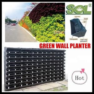 Jardín Vertical Artificial, Pared Verde con Autorriego, Macetas de Plástico PP para Plantas y Flores - Product Image 2