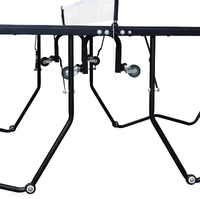 Table de tennis de table mobile d'intérieur avec pieds pliables