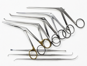 Pinces vétérinaires en acier inoxydable, otoscope, forceps de biopsie avec verrouillage, forceps chirurgicaux pour échantillons, pour examen animal - Product Image 1