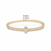 Groothandel Vier Blad Klaver Armband Diamant Bloem Armband Geluksbrenger Sieraden Voor Vrouwen Trendy Cadeau Voor Valentijnsdag Verjaardag