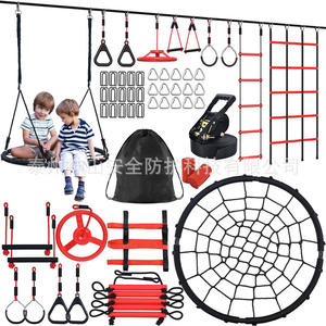 Kit Ninja Warrior B, Set de Slackline para Niños de 15m, Equipo de Entrenamiento de Obstáculos de Plástico, Juguete de Actividad Física para Exteriores - Product Image 2
