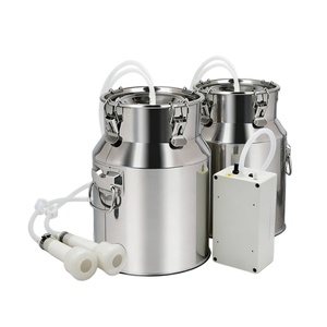 Máquina de Ordeño Pulsante Recargable de Acero Inoxidable de Alta Productividad para Vacas y Ovejas, Herramienta Agrícola Usada, Pequeña y de Alta Productividad para el Hogar - Product Image 1