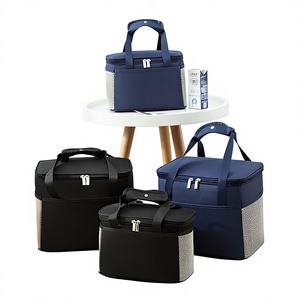 Sac isotherme en cuir pour pique-nique, boîte à bento, sac de conservation de la fraîcheur grande capacité, sac à glace - Product Image 1