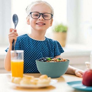 Ensemble de 8 bols biodégradables légers et incassables en fibre de paille de blé, compatibles micro-ondes, pour céréales, desserts, salades et riz - Product Image 4