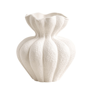 <span class=keywords><strong>Jarrones</strong></span> de decoración de mesa mate con pintura de diseño 2024 para el hogar jarrón de cerámica moderno - Product Image 5