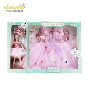 Mode 11.5 pouces beauté poupée ensemble s'habiller et jouer comprennent des vêtements poupées ensemble jouets pour les enfants - Product Image 3