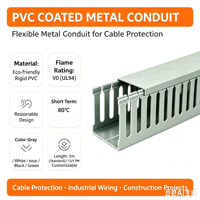 Goulotte de câblage PVC à fente étroite, excellente isolation, qualité fiable pour projets de câblage électrique industriel en usine