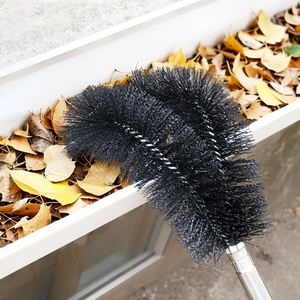 Fournitures de <span class=keywords><strong>nettoyage</strong></span> domestique faciles Poteau extensible télescopique en acier inoxydable pour le <span class=keywords><strong>nettoyage</strong></span> des gouttières de toit Brosse écologique pour le retrait - Product Image 5