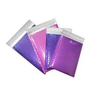 Nieuwe Aangepaste Groothandel Halloween Decoratieve 10X13 Zelfsluitende Verzending Roze Gewatteerde Bubble Pack Mailers Voor Sieraden