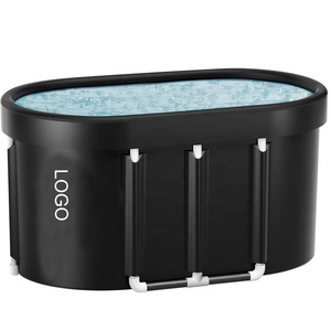 Bañera de Hielo Inflable Plegable Ovalada Grande Personalizada para Recuperación, Piscina de Inmersión Fría, Bañera de PVC con Logotipo - Product Image 1